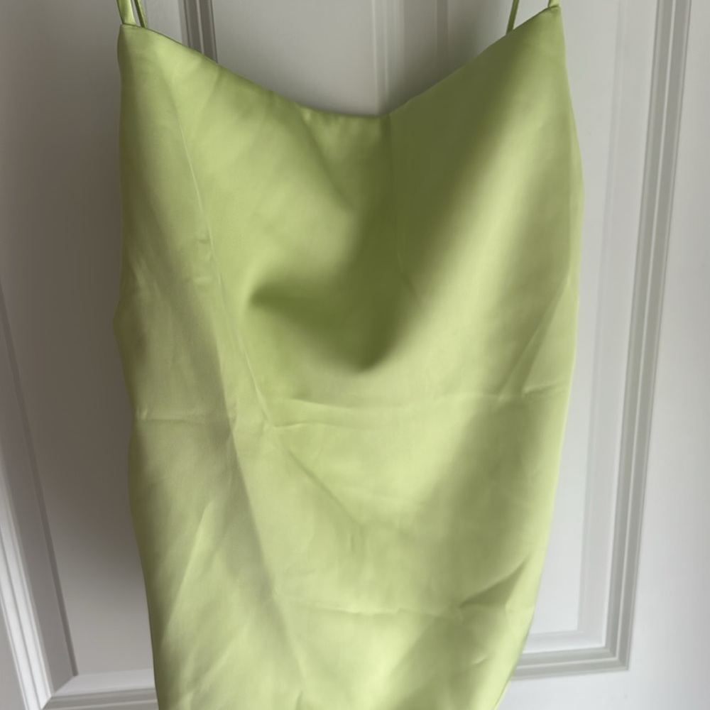 NWT Zara Satin Effect Top with Back Bow - Picture 9 of 9